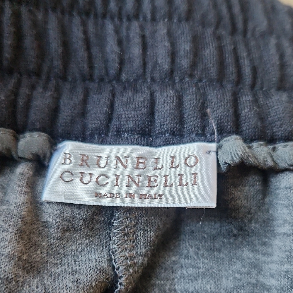 Brunello Cucinelli Black Lounge Trousers - Picture 4 of 5